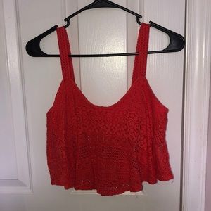 Decree crop top. Medium.